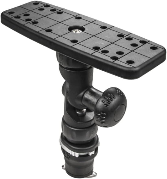 RAILBLAZA Universal Kayak Fish Finder Mount with Track Mount Base, Compatible with Garmin, Lowrance, Humminbird and More - PuriLite