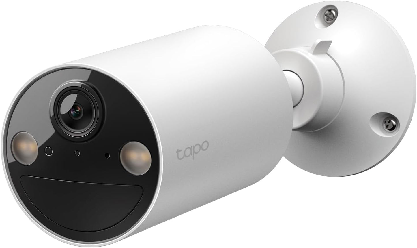 TP-Link Tapo Solar-Powered Security Camera Kit, 2K Wireless Battery Camera w/Solar Panel Base, Smart Person Detection, SD/Cloud Storage, Spotlight Color Night Vision, No Hub Needed (Tapo C410 KIT)