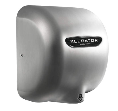 XLERATOR XL-SB Automatic High Speed Hand Dryer with Stainless steel Cover and 1.1 Noise Reduction Nozzle, 12.5 A, 110/120 V