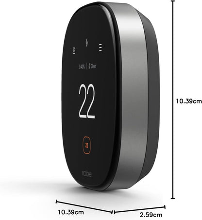 ecobee New Smart Thermostat Premium with Smart Sensor and Air Quality Monitor - Programmable Wifi Thermostat - Works with Siri, Alexa, Google Assistant
