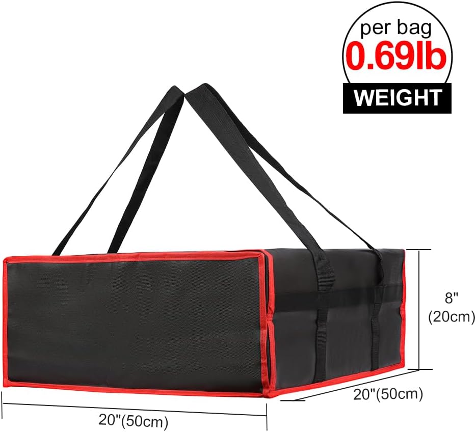 Purilite Select™ Insulated Food Delivery Bag – Extra Large Thermal Carrier for Hot &amp; Cold Food Transport