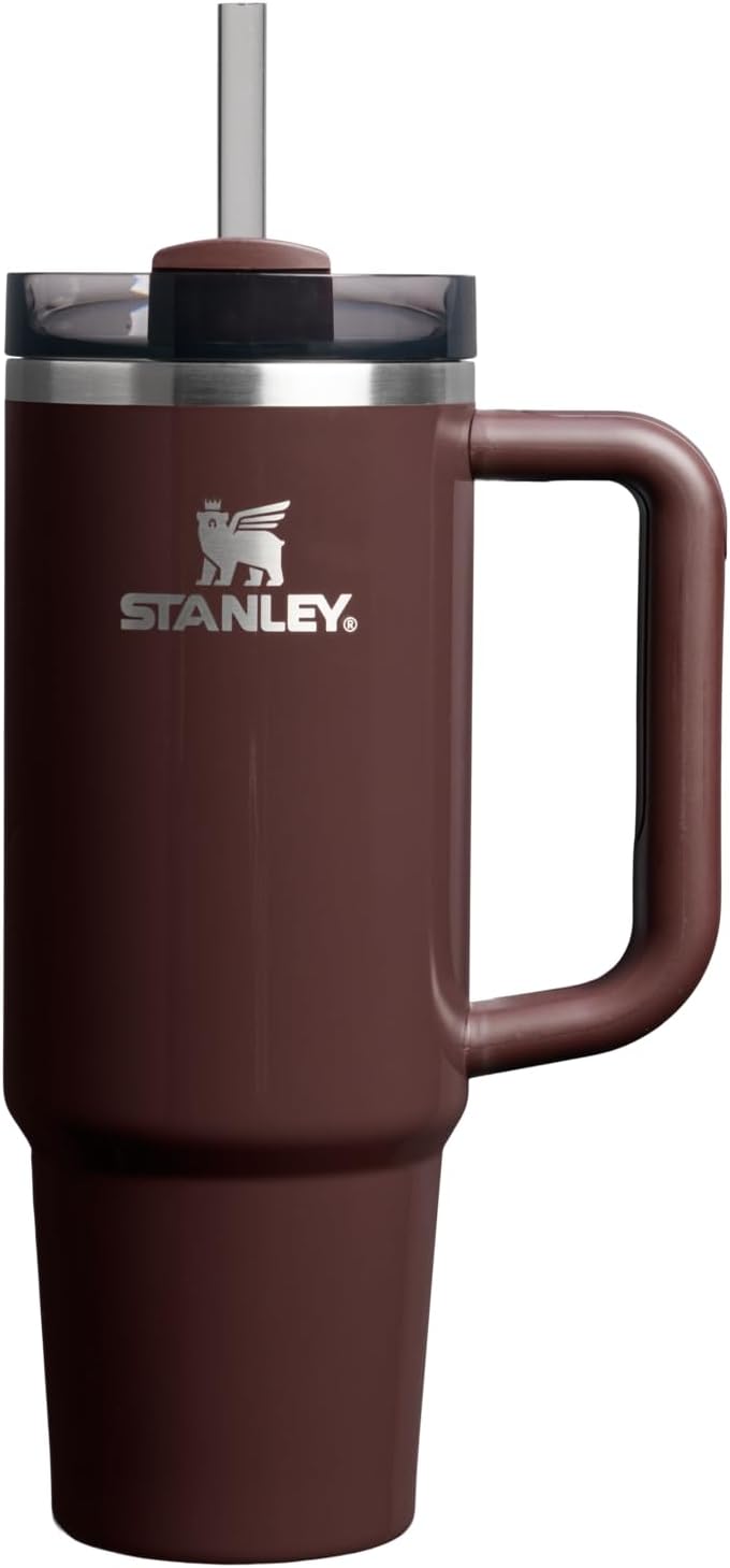 Stanley Quencher H2.0 Tumbler with Handle and Straw 30 oz | Flowstate 3-Position Lid | Cup Holder Compatible for Travel | Insulated Stainless Steel Cup | BPA-Free | Exclusive Lupine