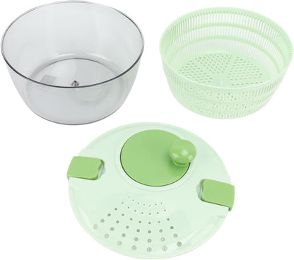 Haofy Plastic Salad Spinner Fast Mixing Salad Dehydrator for Kitchen, Spinners for Vegetables and Fruit (Blue)