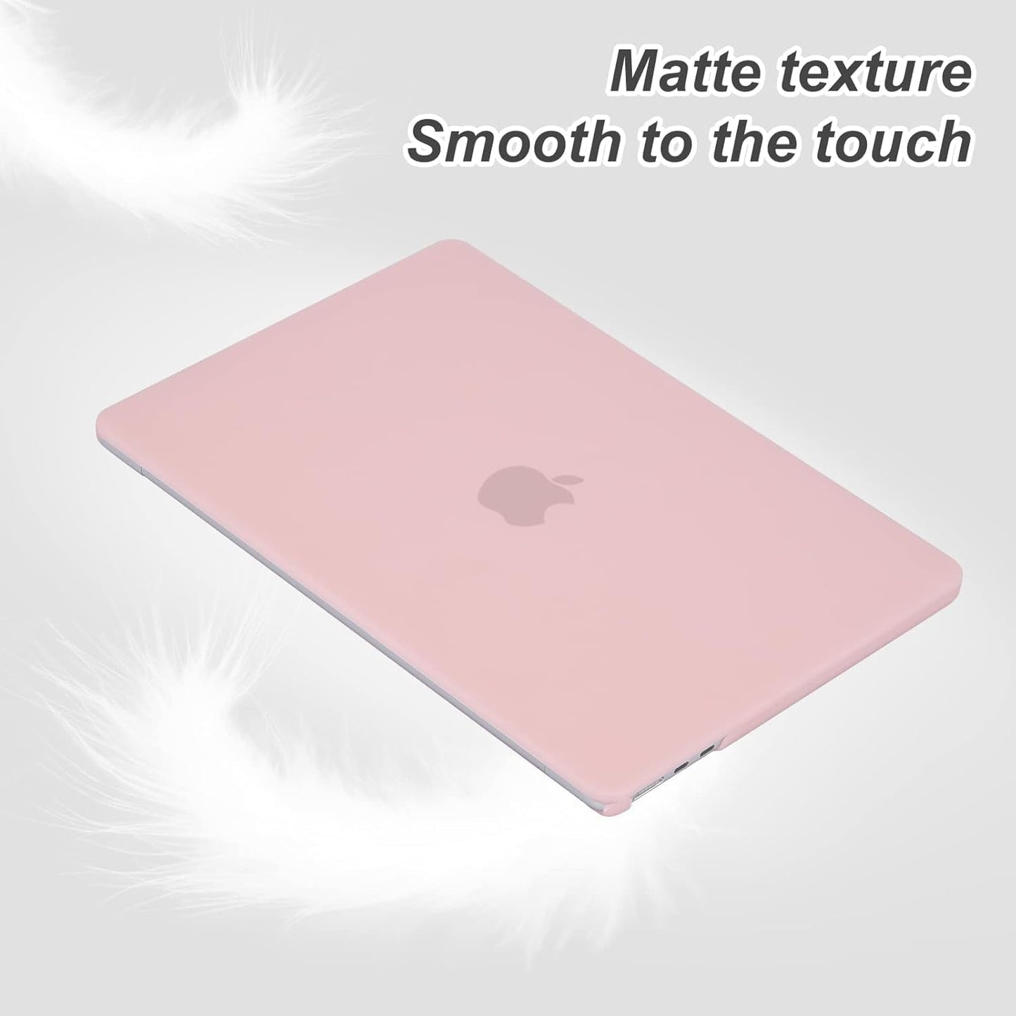 EooCoo Case Compatible with MacBook Air 13 inch M4 M3 M2 2025-2022 A3240 A3113 A2681, 13.6" Hard Case Cover & TPU Keyboard Skin & Screen Protector for Laptop Air 13.6 inch - Crystal Clear