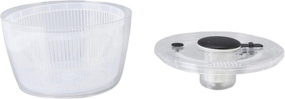 Vegetable Washer Dryer, Salad Spinner Anti Slip Base Home (Large 24x24cm / 9.4x9.4in)