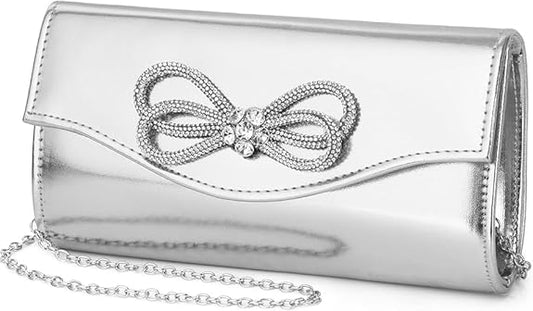 MUDUO Elegant Glitter Evening Bag Clutch Purses for Women Cocktail Party Wedding Bling Sequin Handbag Clutches