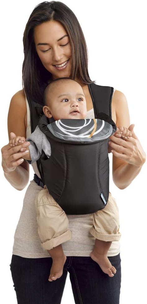 Infant Baby Carrier with Padded Straps | 2 Carrying Positions, Adjustable Fit & Secure Buckles