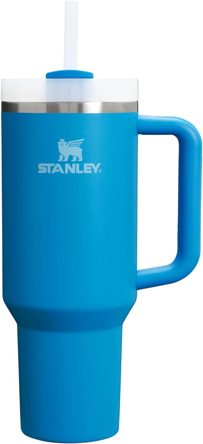 Stanley Quencher H2.0 Tumbler with Handle and Straw 30 oz | Flowstate 3-Position Lid | Cup Holder Compatible for Travel | Insulated Stainless Steel Cup | BPA-Free | Exclusive Lupine
