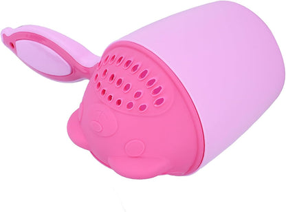 Baby Bath Rinse Cup, Detachable Baby Shampoo Rinser Kid Wash Hair Bathing Flusher for Baby Tub(Green)
