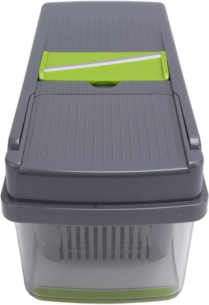Vegetable Chopper, ABS Stainless Steel Vegetable Cutter with 6