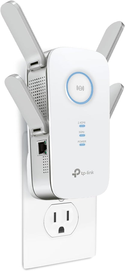 TP-Link AC1200 WiFi Extender (RE300) - Covers Up to 1500 Sq.ft and 25 Devices, Up to 1200Mbps, Supports OneMesh, Dual Band Internet Repeater, Range Booster