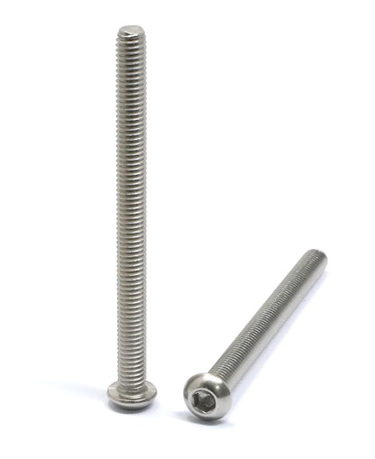 iexcell 50 Pcs M6 x 20mm Thread Pitch 1 mm Stainless Steel 304 Hex Socket Button Head Cap Screws Bolts Kit