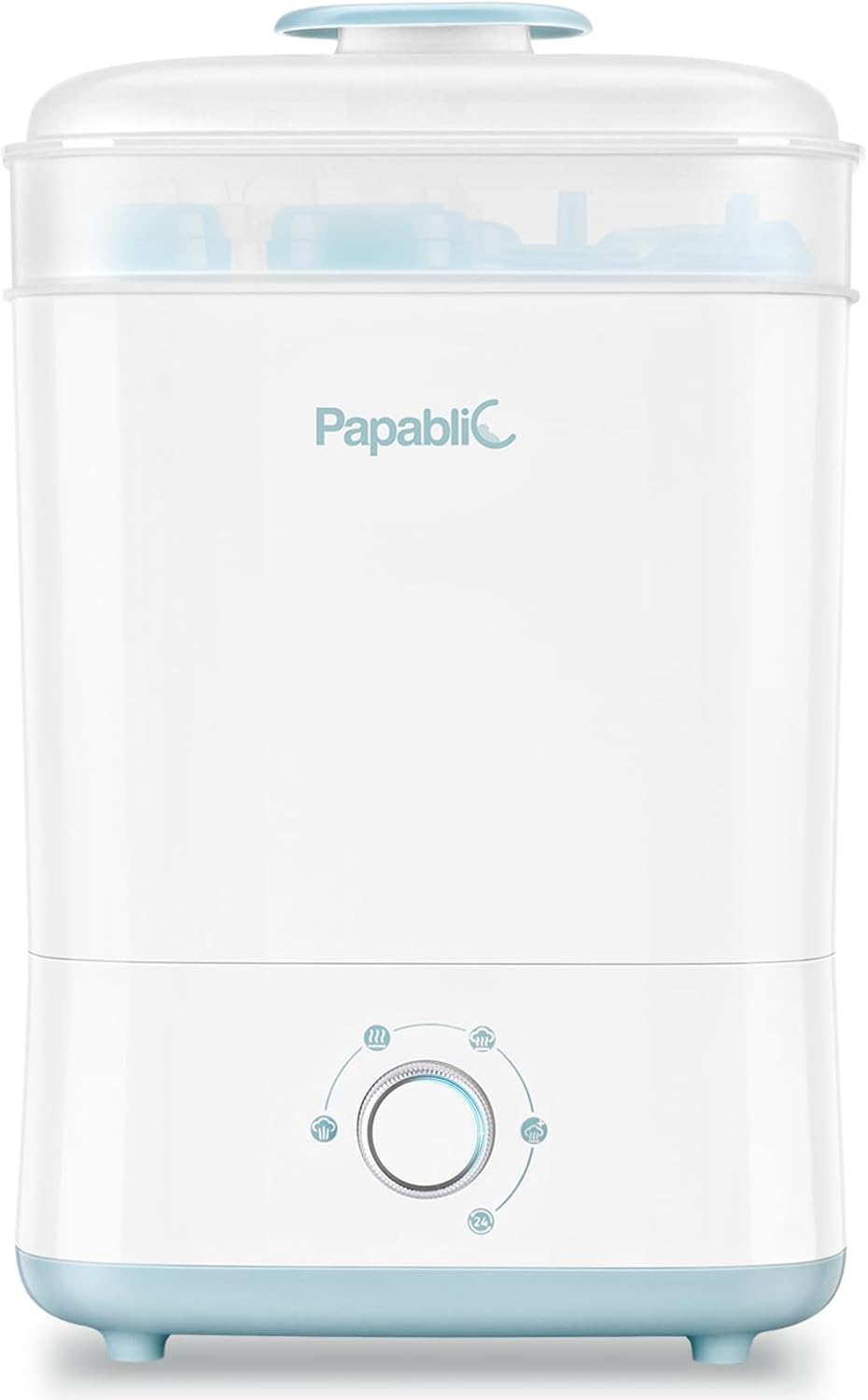Papablic Baby Bottle Sterilizer and Dryer, 10 Bottles Large Capacity