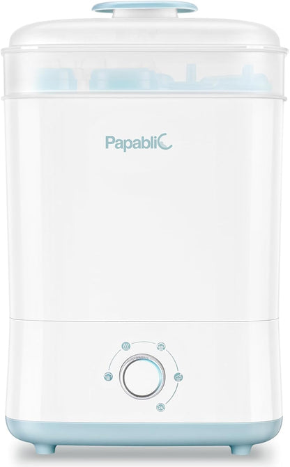 Papablic Baby Bottle Sterilizer and Dryer, 10 Bottles Large Capacity