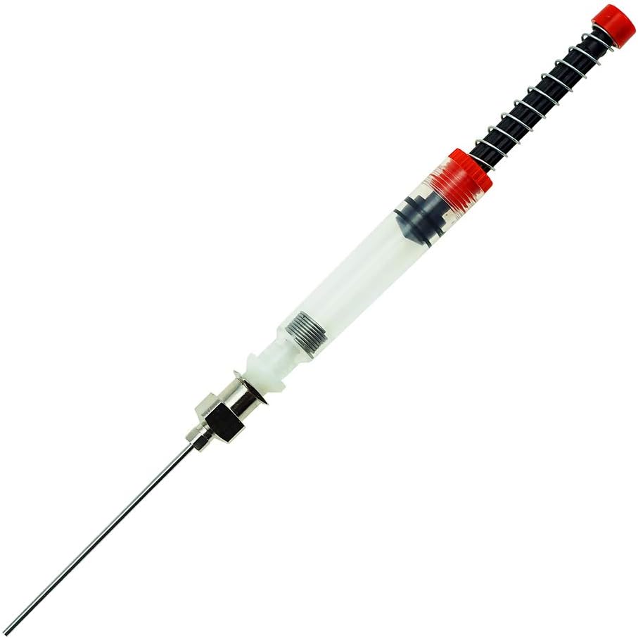 Asvine 5 Pack Fountain Pen Ink Syringe Filler, Spring Converter with Removable Blunt Needle Tip