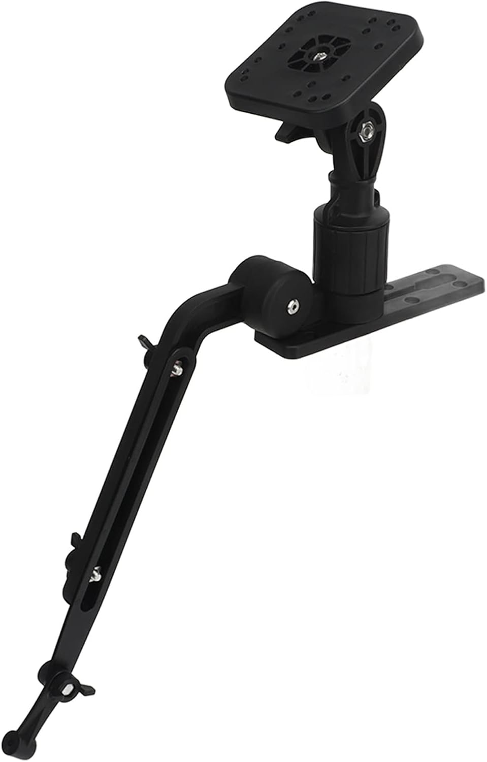 Fish Finder Mount, 1.5 Ball Base Electronics Fish Finder Mount Mounting Plate Bracket Base, Transducer Mounting Arm, Universal Mounting Plate for Kayak Fish Finder Installation