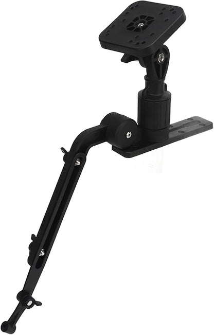 Fish Finder Mount, 1.5 Ball Base Electronics Fish Finder Mount Mounting Plate Bracket Base, Transducer Mounting Arm, Universal Mounting Plate for Kayak Fish Finder Installation