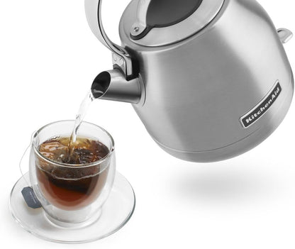 KitchenAid 1.25 L Electric Kettle, Brushed Stainless Steel, KEK1222SX