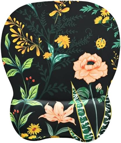 Ergonomic Mouse Pad with Wrist Support | Memory Foam Mousepad for Office and Gaming | Non-Slip Base Computer Mouse Pad | Smooth Tracking Desk Accessory | Comfortable Wrist Rest Mouse Pad - PuriLite