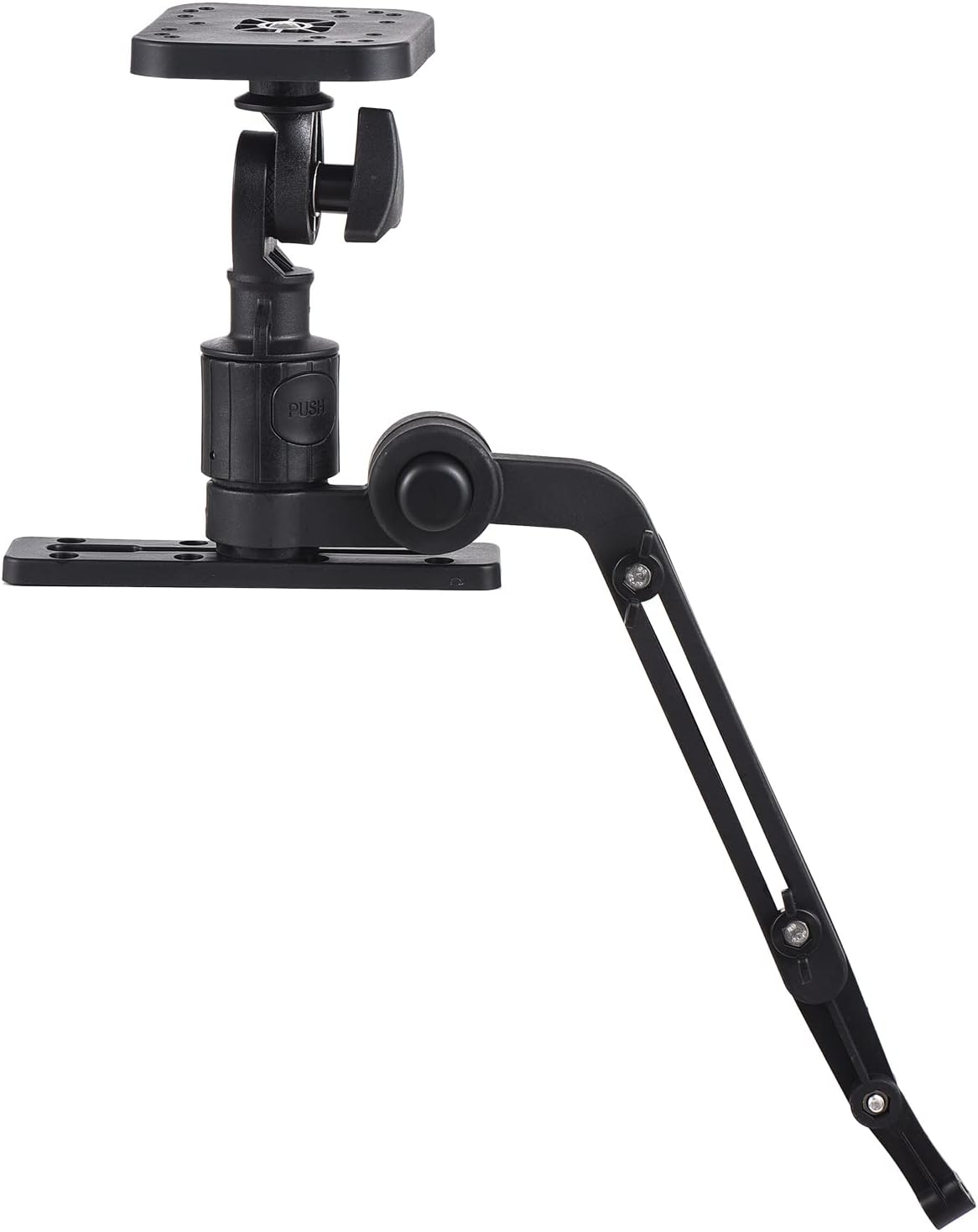 HUNYA Kayak Fish Finder Mounting Plate Kayak Boat Transducer Mounting Arm Fish Finder Mount Base Adapter