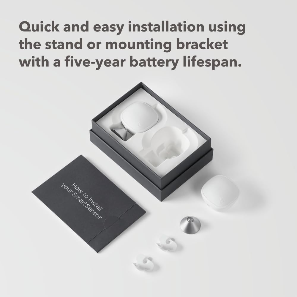 ecobee Smart Sensor 2 Pack - Comfort, Security, Energy Savings - Smart Home - Compatible with ecobee Thermostats