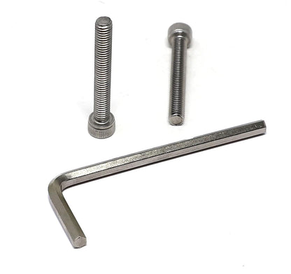 iexcell 25 Pcs M6 x 20mm Thread Pitch 1 mm Stainless Steel 304 Hex Socket Head Cap Screws Bolts Kit
