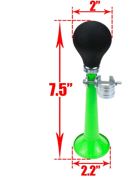 AUTUT Green Bicycle Bike Retro Metal Air Horn Bugle Rubber Bulb