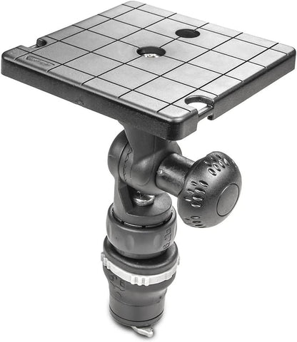RAILBLAZA Universal Kayak Fish Finder Mount with Track Mount Base, Compatible with Garmin, Lowrance, Humminbird and More