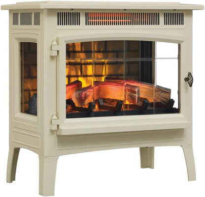 Duraflame Electric Infrared Quartz Fireplace Stove with 3D Flame Effect, Bronze