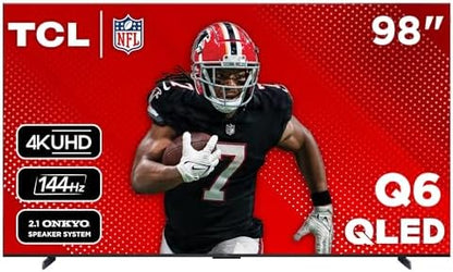 TCL 50-Inch Q65 QLED 4K UHD Smart TV with Google TV (50Q651G-CA, 2024 Model) Dolby Vision, Dolby Atmos, HDR Pro+, Voice Remote, Works with Alexa, Streaming Television