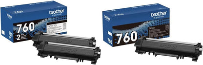 Brother original TN730 High-Yield Black Toner Cartridge, higher yield for value, original toner replacement cartridges, for Brother laser printers HL-L2395DW, DCP-L2550DW, MFC-L2750DW, and more