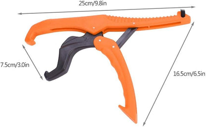ABS Plastic Floating Fish Grip Zinc Alloy Fish Lip Gripper with Wrist Strip for Catching Fish No Hurt Auxiliary