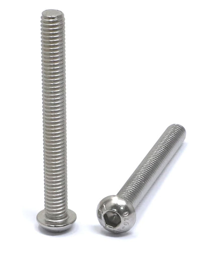 iexcell 50 Pcs M6 x 20mm Thread Pitch 1 mm Stainless Steel 304 Hex Socket Button Head Cap Screws Bolts Kit