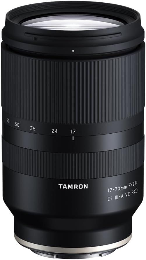 Tamron 17-70mm f/2.8 Di III-A VC RXD Lens for Sony E APS-C Mirrorless Cameras (6 Year Limited Canadian Warranty for New Lenses Only)