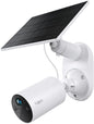 TP-Link Tapo Solar-Powered Security Camera Kit, 2K Wireless Battery Camera w/Solar Panel Base, Smart Person Detection, SD/Cloud Storage, Spotlight Color Night Vision, No Hub Needed (Tapo C410 KIT)