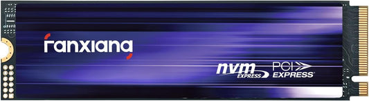 fanxiang M.2 SSD 1TB NVMe 2280 PCIe Gen4 x4 Up to 7300MB/s TLC Internal Gaming SSD, Compatible with PS5, Laptops, Aluminum Graphite Heatsink(S880)