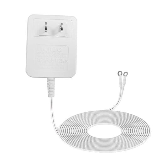 C Wire Adapter 24V AC Power Supply Doorbell Transformer Compatible with Ring, Nest, Ecobee and Honeywell, Smart Thermostat, 26 ft, with Nail Clips