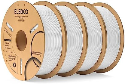 ELEGOO PLA Filament 1.75mm Black 1KG,3D Printer Filament Dimensional Accuracy +/- 0.02mm,1kg Cardboard Spool(2.2lbs) 3D Printing Filament Fits for Most FDM 3D Printers