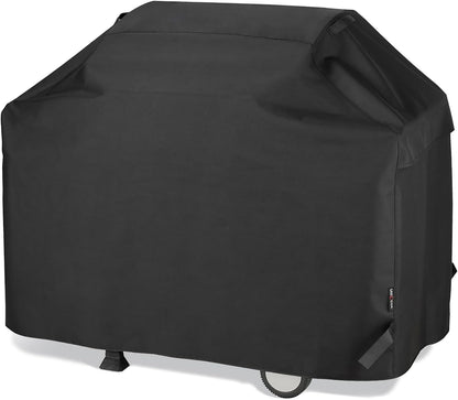 UNICOOK BBQ Cover 55 Inch, Heavy Duty Waterproof Housse BBQ, Special Fade and UV Resistant Outdoor Barbecue Grill Cover, Barbecue Accessories Compatible for Weber Char-Broil Brinkmann and More