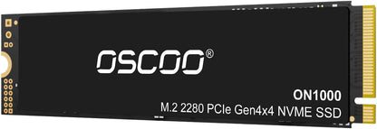 OSCOO 1TB NVMe SSD – M.2 2242 PCIe Gen4x4 Internal Solid State Drive, Up to 5400MB/s Read & 4900MB/s Write, 3D NAND, Compact High-Speed Storage for Ultrabooks, Mini PCs, Embedded Systems - ON1000B