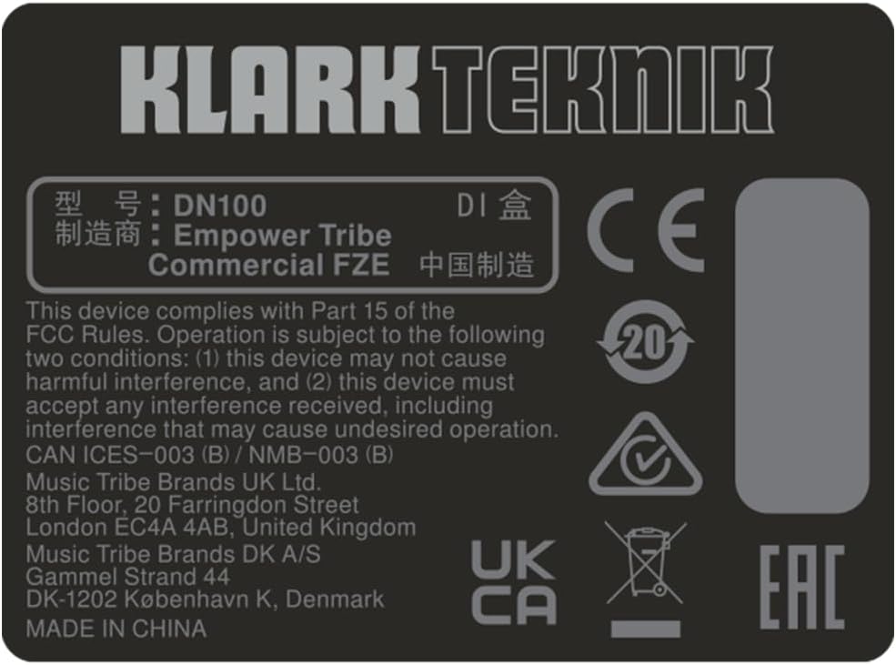 Klark teknik Signal Direct Box (DN100)