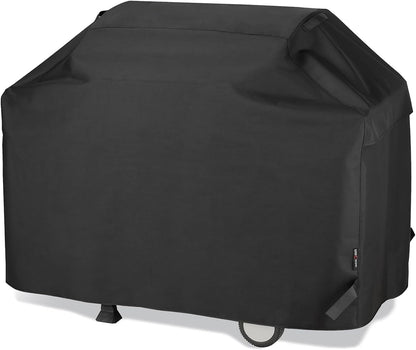 UNICOOK BBQ Cover 55 Inch, Heavy Duty Waterproof Housse BBQ, Special Fade and UV Resistant Outdoor Barbecue Grill Cover, Barbecue Accessories Compatible for Weber Char-Broil Brinkmann and More