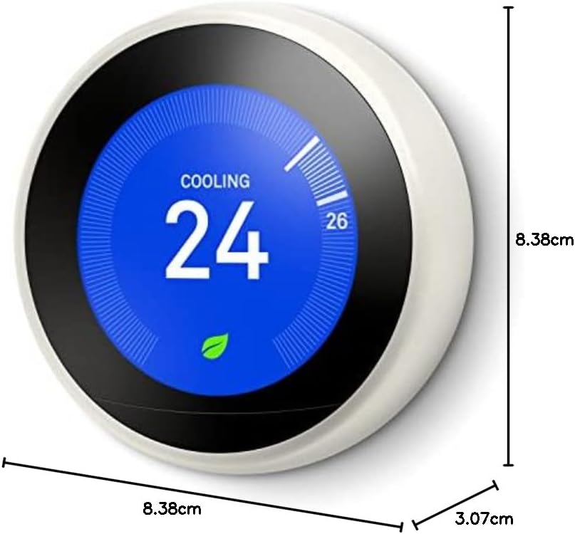 nest Learning Thermostat, 3rd Generation (Works with Amazon Alexa), Stainless Steel