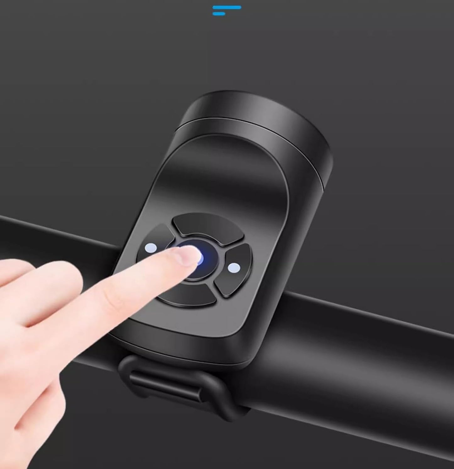 EXKOKORO Rechargeable Electric Bike Bell Horn Bell Cycling Horn for Adults with Loud Sound and Fit for Mountain Bike, Road Bike, Scooters Handlebars