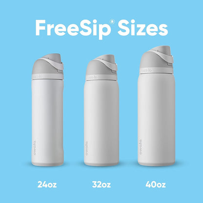 Owala Kids FreeSip Insulated Stainless Steel Water Bottle with Straw, BPA-Free Sports Water Bottle, Great for Travel, 16 oz, Celestial Sphere