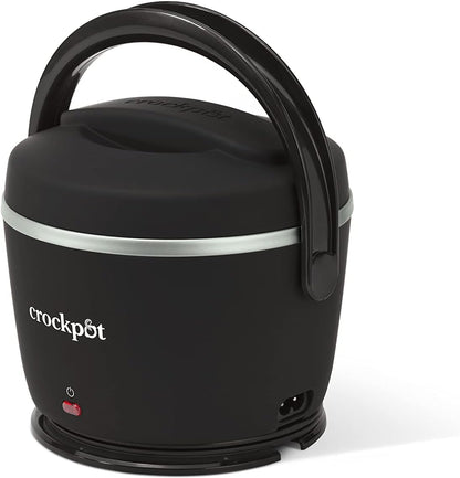 Crock-Pot Lunch Crock Food Warmer, Heated Lunch Box, 20 oz, Licorice Black