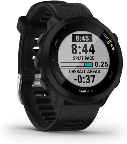Garmin Forerunner 55, GPS Running Watch with Daily Suggested Workouts, Up to 2 Weeks of Battery Life, White