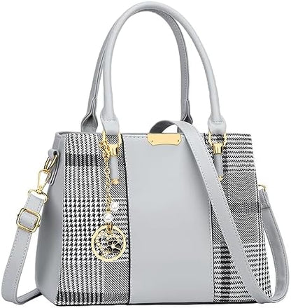 KKXIU Trendy Tote Bag for Women Lightweight Oxford Big Capacity Shoulder Purses and Handbags