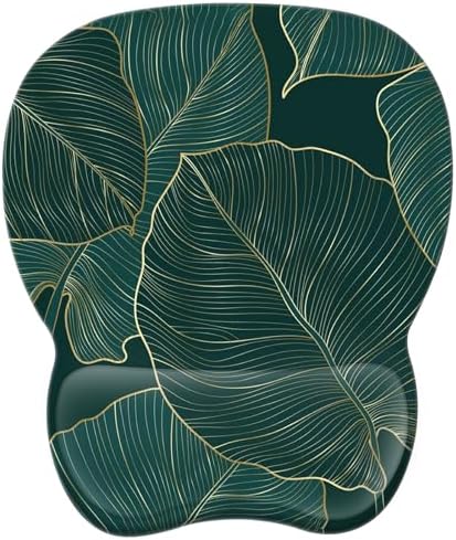 Ergonomic Mouse Pad with Wrist Support | Memory Foam Mousepad for Office and Gaming | Non-Slip Base Computer Mouse Pad | Smooth Tracking Desk Accessory | Comfortable Wrist Rest Mouse Pad - PuriLite