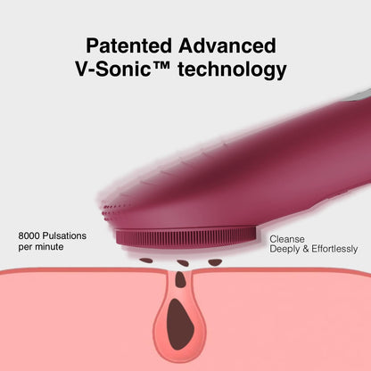 Några Coola Facial Cleansing Brush, Waterproof Electric Face Cleansing Brush Device for Deep Cleaning|Gentle Exfoliating|Massaging,Rechargeable Silicone Skin Wash Machine with Magnet Charger
